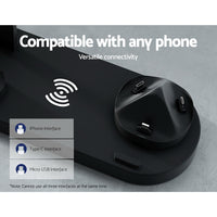 Thumbnail for Devanti 4-in-1 Wireless Charger Dock Multi-function Charging Station for Phone