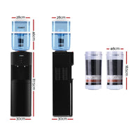 Thumbnail for Devanti Water Cooler Dispenser Stand Cold Hot Chiller Purifier 22L Bottle Filter