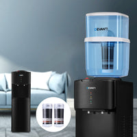 Thumbnail for Devanti Water Cooler Dispenser Stand Cold Hot Chiller Purifier 22L Bottle Filter