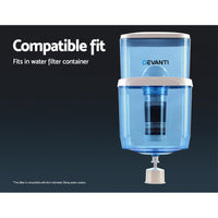 Thumbnail for Devanti Water Cooler Dispenser Tap Water Filter Purifier 6-Stage Filtration Carbon Mineral Cartridge Pack of 3