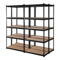 Thumbnail for Giantz 4X1.8M Garage Shelving Warehouse Rack Storage Shelves Pallet Racking Black