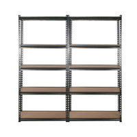 Thumbnail for Giantz 4X1.8M Garage Shelving Warehouse Rack Storage Shelves Pallet Racking Charcoal