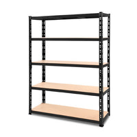 Thumbnail for Giantz 1.8M Warehouse Racking Shelving Storage Shelf Garage Shelves Rack Steel Black