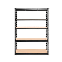 Thumbnail for Giantz 1.8M Warehouse Racking Shelving Storage Shelf Garage Shelves Rack Steel Black