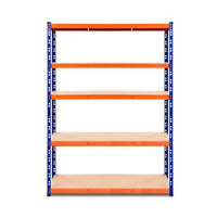 Thumbnail for Giantz 1.8M Warehouse Racking Shelving Storage Shelf Garage Shelves Rack Steel