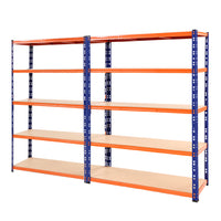 Thumbnail for Giantz 2.4MX1.8M Garage Shelving Warehouse Rack Pallet Racking Storage Steel Orange&Blue