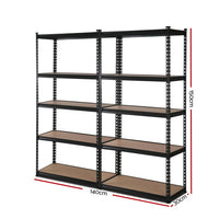 Thumbnail for 2x1.5M Warehouse Shelving Racking Storage Garage Steel Metal Shelves Rack