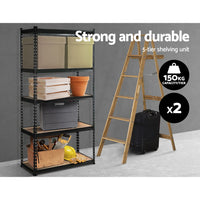 Thumbnail for 2x1.5M Warehouse Shelving Racking Storage Garage Steel Metal Shelves Rack