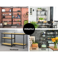 Thumbnail for 2x1.5M Warehouse Shelving Racking Storage Garage Steel Metal Shelves Rack