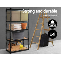 Thumbnail for 4x1.5M Warehouse Shelving Racking Storage Garage Steel Metal Shelves Rack