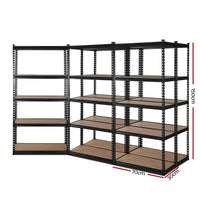 Thumbnail for 5x1.5M Warehouse Shelving Racking Storage Garage Steel Metal Shelves Rack