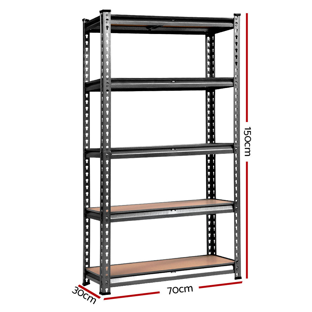 Giantz 4x1.5M Warehouse Racking Shelving Storage Rack Steel Garage Shelf Shelves