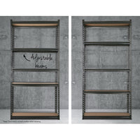 Thumbnail for 2x1.8M 5-Shelves Steel Warehouse Shelving Racking Garage Storage Rack Grey