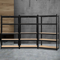 Thumbnail for Giantz 3X1.8M Warehouse Shelving Garage Storage Racking Steel Metal Shelves