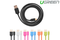 Thumbnail for UGREEN Micro USB Male to USB Male cable Gold-Plated - White 1M (10848)
