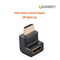 Thumbnail for UGREEN HDMI female to female adapter (90 Degree Up) (20110)