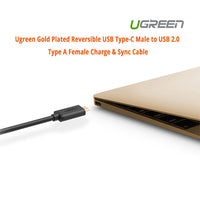 Thumbnail for UGREEN USB Type-C Male to USB 2.0 Type A Female Charge & Sync Cable (30175)