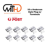 Thumbnail for 10x Anderson Style Plug connector 50AMP Caravan Trailer Solar 6AWG GREY