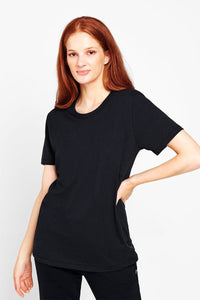 Thumbnail for Bonds Womens Core Crew Tee Cotton T-Shirt Black-0