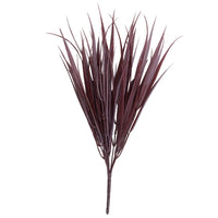 Thumbnail for Dark Red Artificial Grass Stem 35cm Long UV Resistant