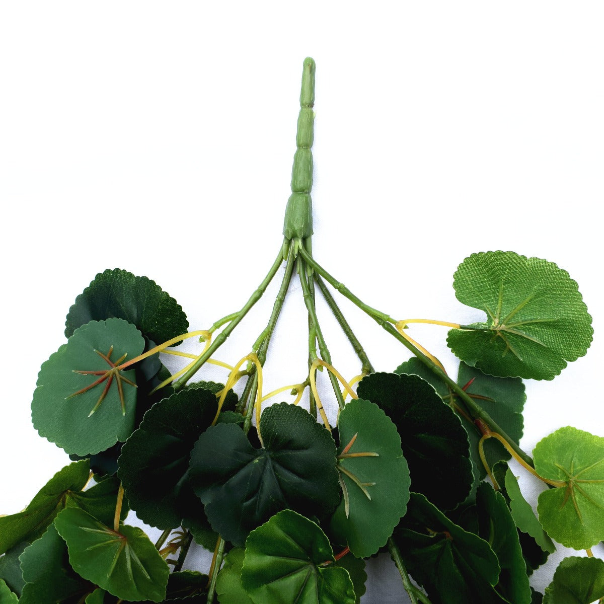 Artificial Geranium Hanging Bush with Red Flowers 60cm