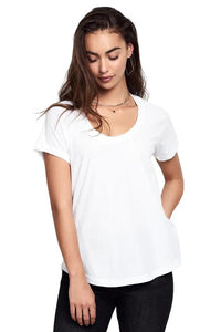 Thumbnail for 2 x Bonds Womens Scoop Neck Tee T-Shirt Top Cotton White-0