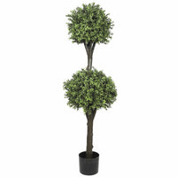 Thumbnail for Artificial Topiary Tree (2 Ball Faux Topiary Shrub) 150cm High UV Resistant