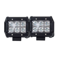 Thumbnail for Pair 4inch CREE LED Work Light Bar Flood Beam Offroad Driving Lamp Reverse Fog